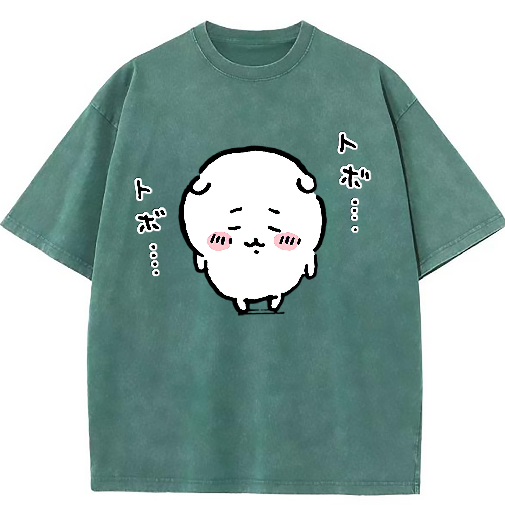 （画像用） ちいかわ ちいかわ Chii-kawa chiikawa 綿100% ヴィンテージ風 半袖Tシャツ（フロントプリント）